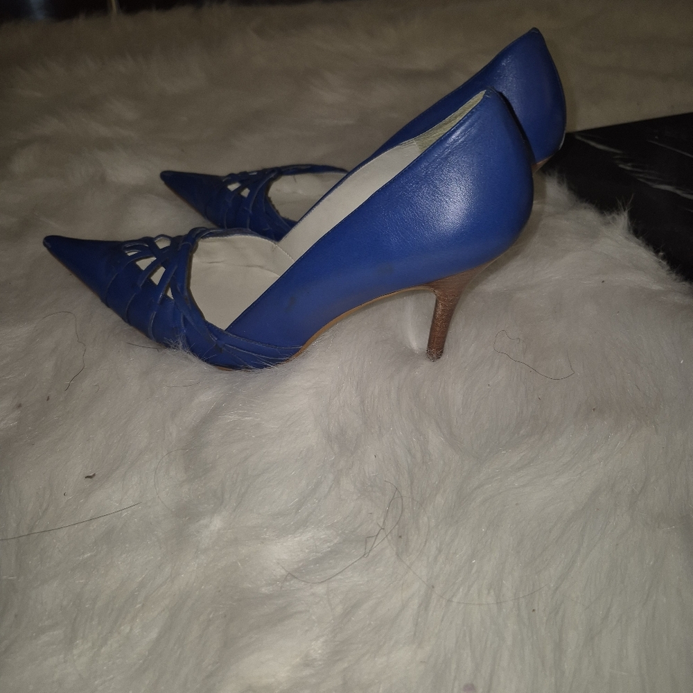 Sexy royal blue heels - Picture 4 of 7
